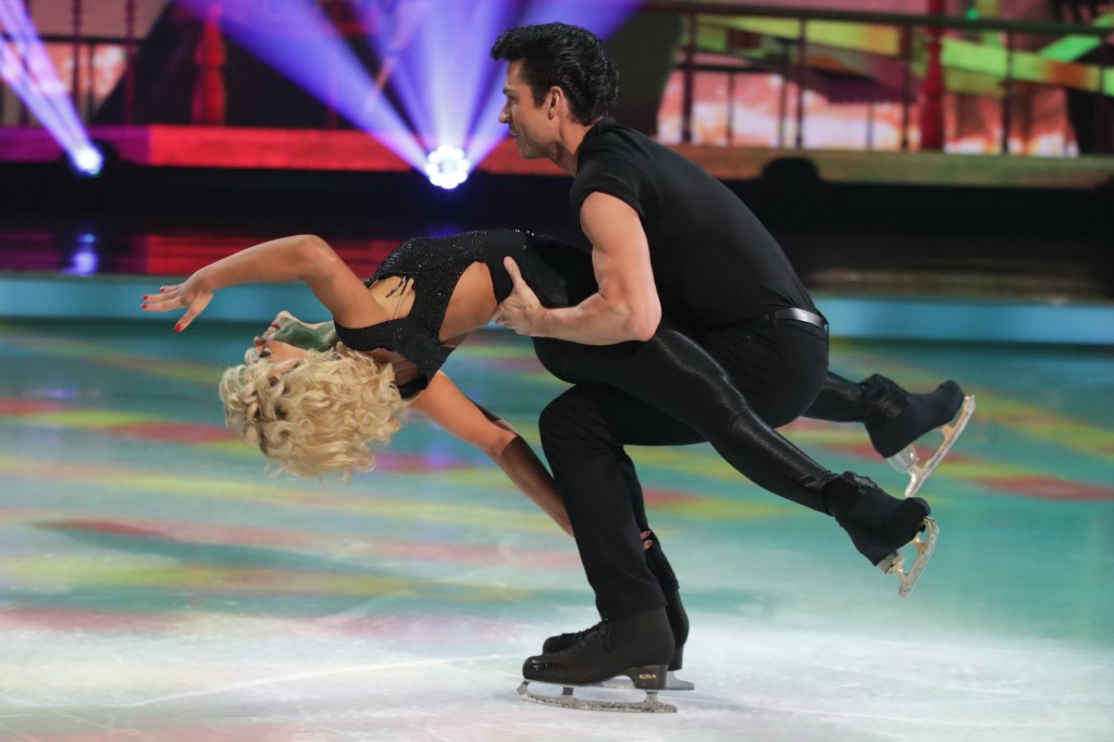 Joey Essex and Vanessa Bauer on Dancing On Ice