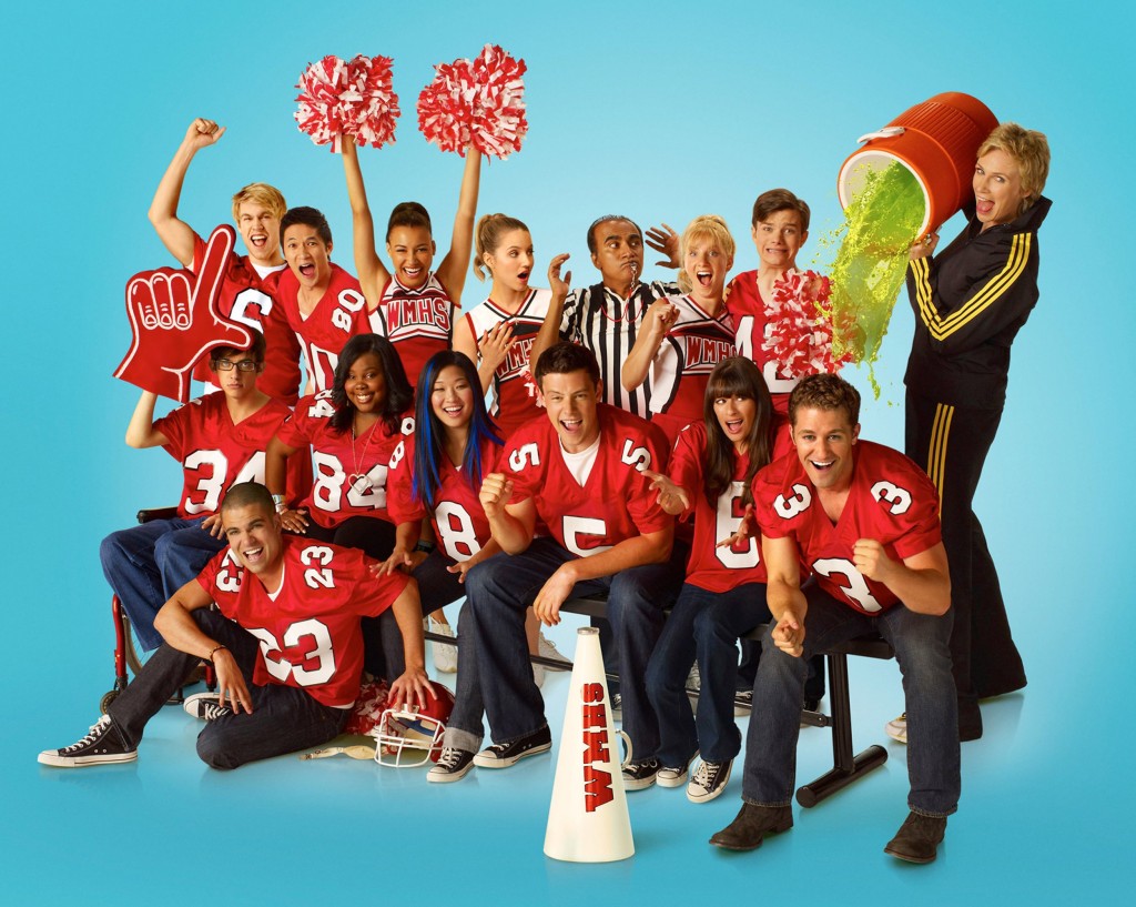 Glee cast.