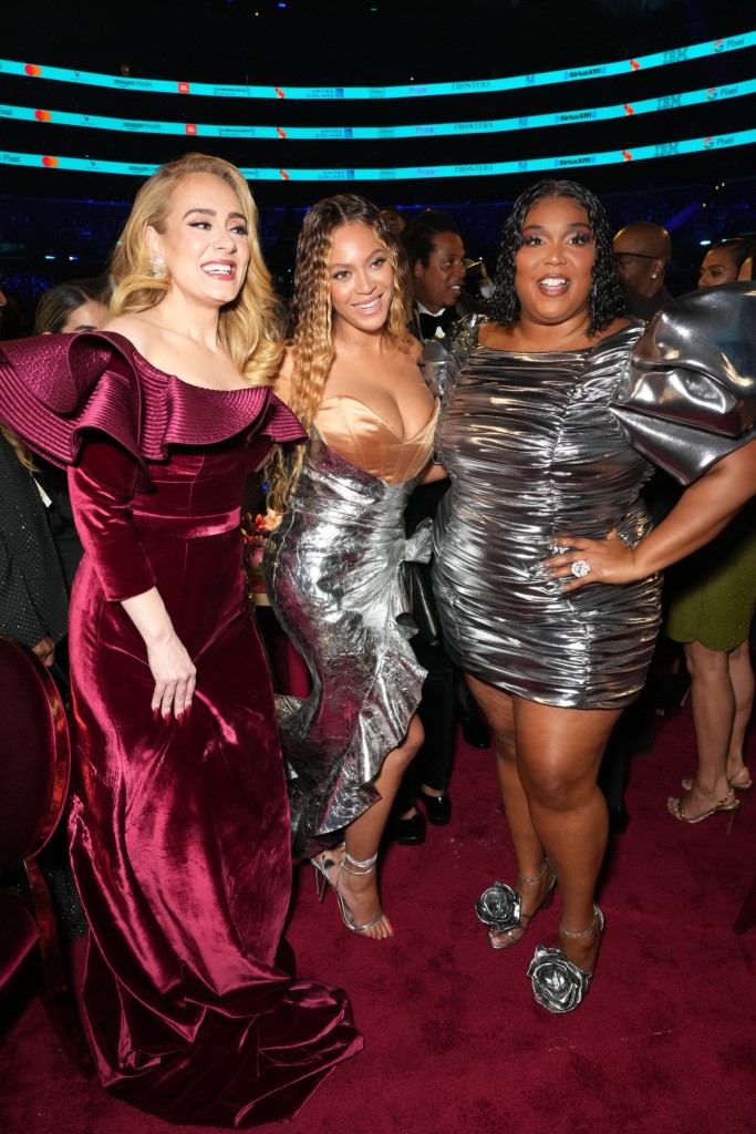 Adele, Beyonce and Lizzo at the Grammys