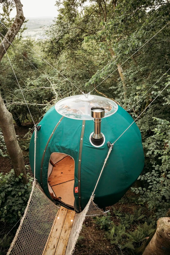 The Tree Tent Somerset, England, United Kingdom 9 most unique airbnbs in the world