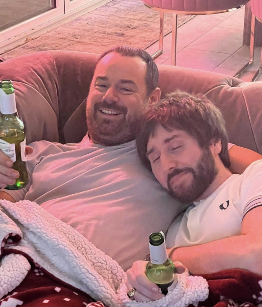 James Buckley and Danny Dyer. 