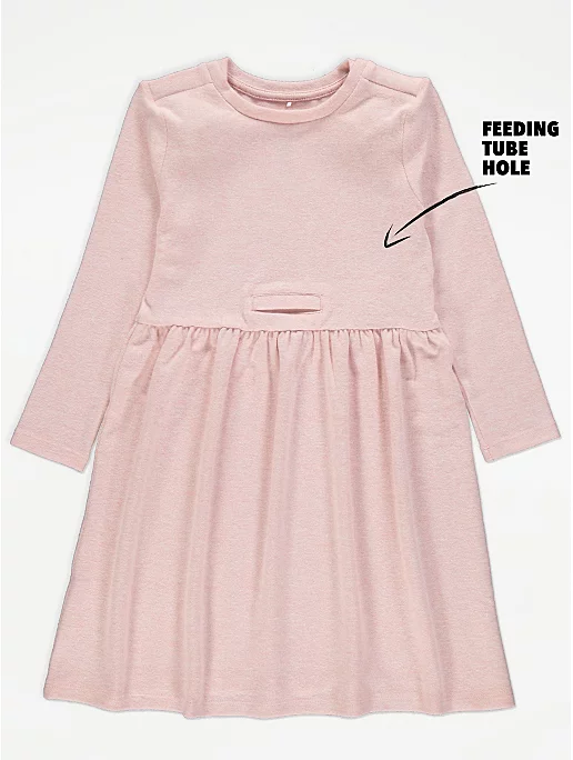 Easy On Adaptive Pink Soft Knitted Dress – £9