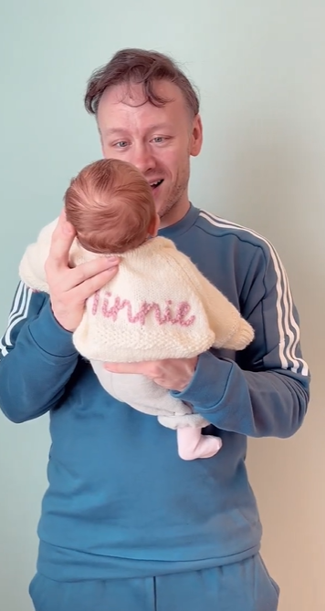 Kevin Clifton with daughter Minnie