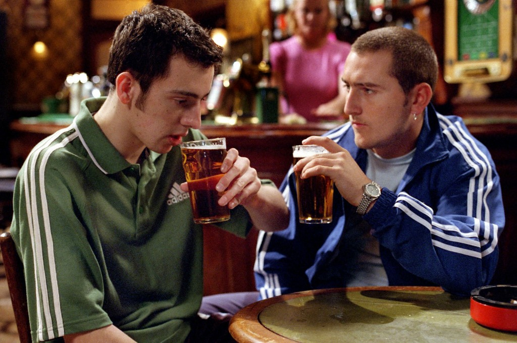 TWO PINTS OF LAGER AND A PACKET OF CRISPS...Picture Shows: Jonny (RALF LITTLE) and Gaz (WILL MELLOR)