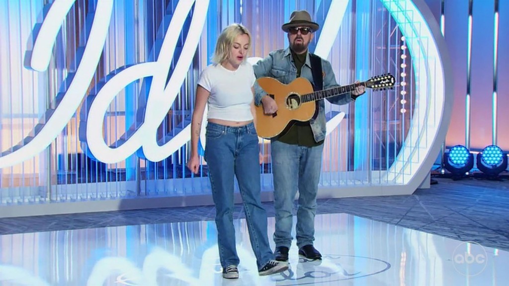 Kaya Stewart and Dave Stewart on American Idol