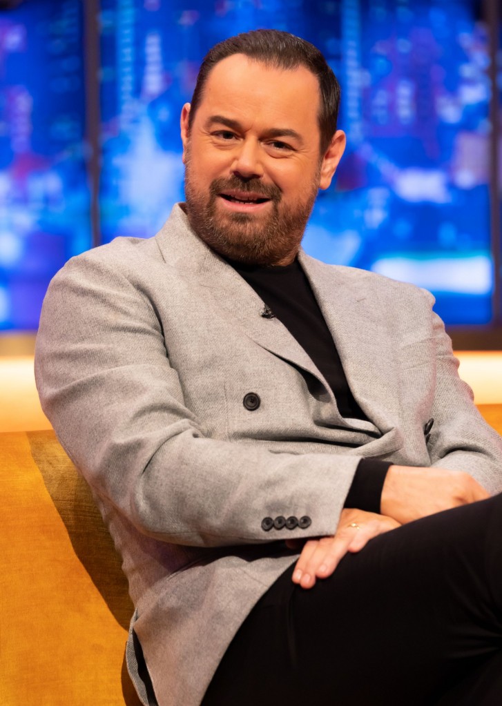 STRICTLY EMBARGOED UNTIL 21:00 GMT THURSDAY 23RD FEBRUARY. Mandatory Credit: Brian J Ritchie/Hotsauce Editorial Use Only Mandatory Credit: Photo by Brian J Ritchie/Hotsauce/Shutterstock (13778710u) Danny Dyer 'The Jonathan Ross Show' TV show, Series 20, Episode 1, London, UK - 25 Feb 2023 Danny Dyer on Possible Eastenders Return, Being a Grandad, Meditation and Hosting a New Cheat-Filled Quiz Evangeline Lilly Stole Major Hobbit Prop, Why She Wants to Rub King Charles's Ears, Telling Michael Douglas and Michelle Pfeiffer they'Re 'Gilfs' and Her Plane Trick Will Sharpe Talks White Lotus and Whether He Reads Reviews Leomie Anderson on Rihanna Wearing Her Clothes, Modelling for Victoria Secret and Turning to Acting Maisie Adam Reveals Haircut Nicknames, Failing on the Chase and Her Love of Football