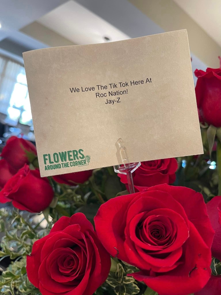 Rihanna and Jay Z send flowers