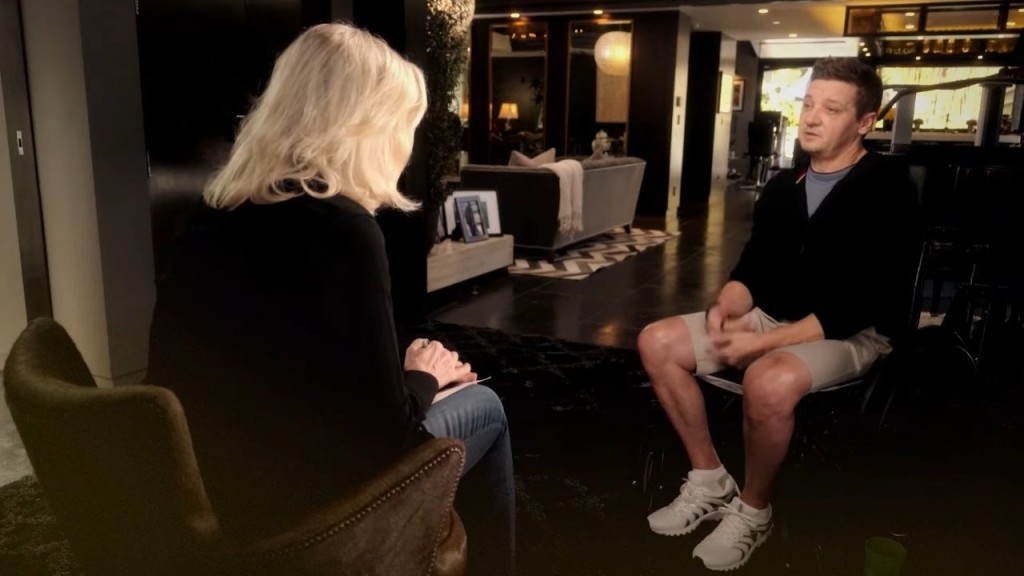 Jeremy Renner Diane Sawyer interview