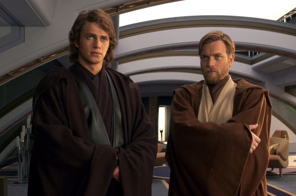 Hayden Christensen and Ewan McGergor in Star Wars Episode III: Revenge of the Sith