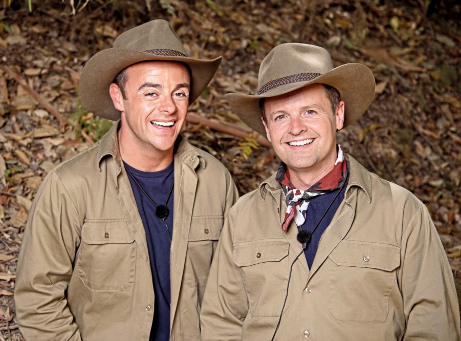 Editorial use only Mandatory Credit: Photo by ITV/Shutterstock (10976445x) Anthony McPartlin and Declan Donnelly 'I'm A Celebrity - A Jungle Story' TV Show, Series 1, Episode 1, UK - 8 Nov 2020 I'm A Celebrity - A Jungle Story, is a British ITV retropective documentary in which presenters, Ant & Dec, take a trip down memory lane to relive some of their favourite moments from 19 series of I??m A Celebrity...Get Me Out Of Here!. Also a host of former campmates talk exclusively about their time in the jungle. And the tables are finally turned on Ant & Dec as they take on not one but three terrifying Bushtucker Trials.