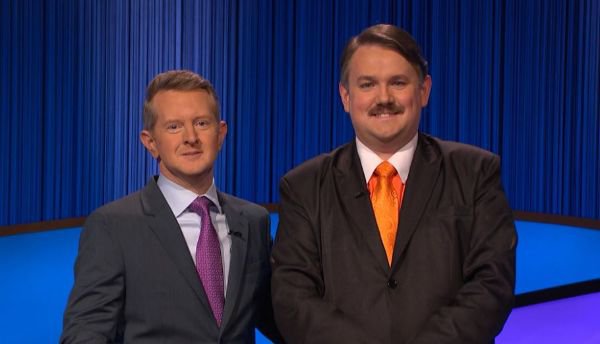 Jeopardy! game show contestant has hit back at comments that he looks like Adolph Hitler (Picture: NBC)