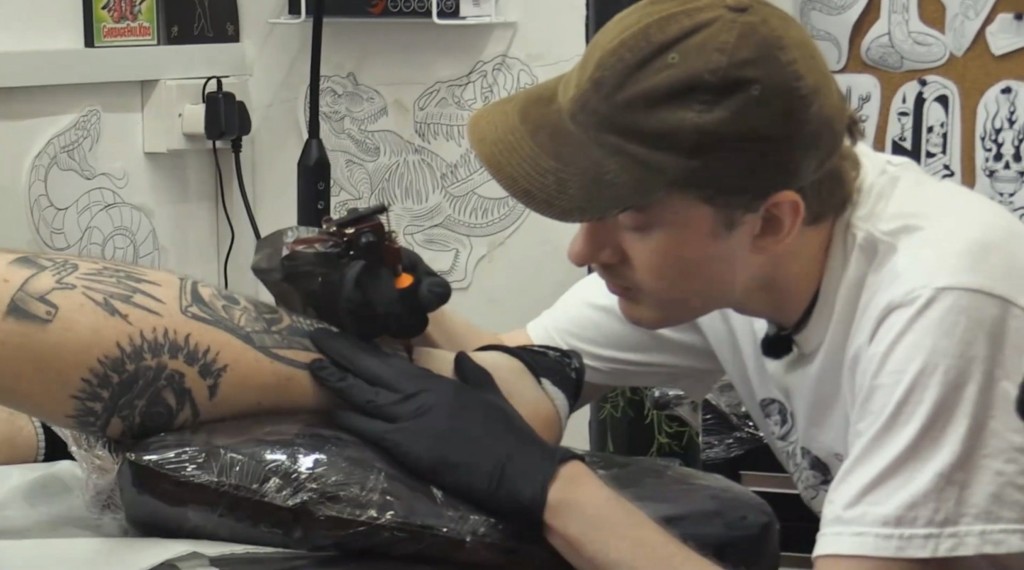 James Acaster gives Ed Gamble Celebrity Hunted-themed tattoo and it's awful