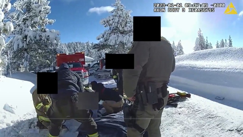 Jeremy Renner accident, bodycam footage