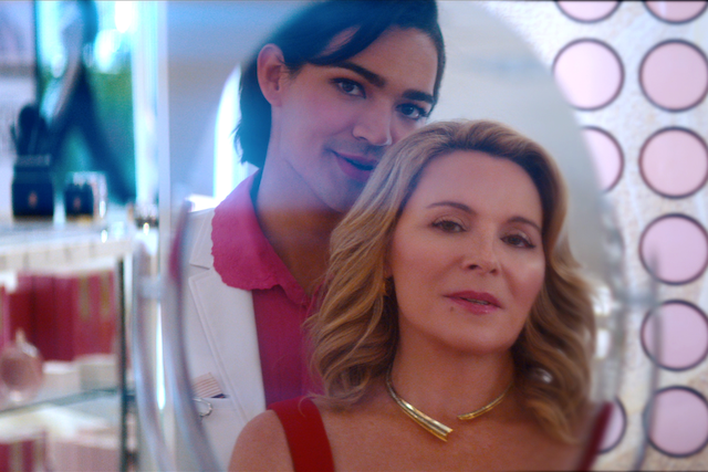 Kim Cattrall and Miss Benny