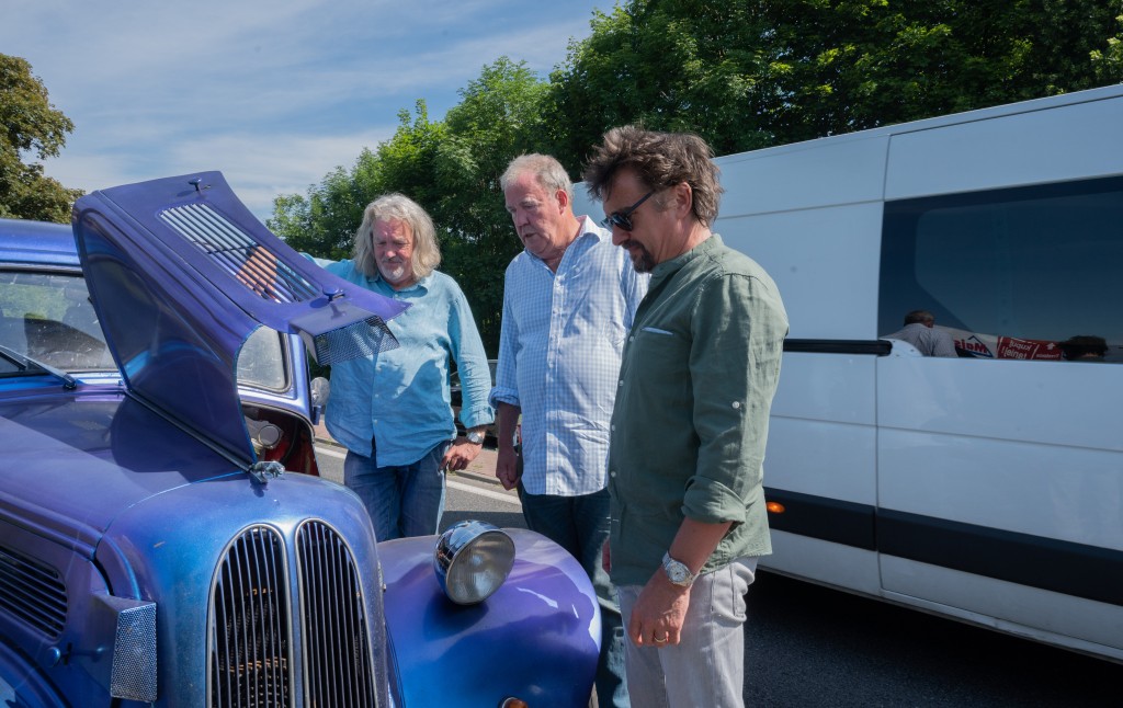 James May, Jeremy Clarkson and Richard Hammond on The Grand Tour