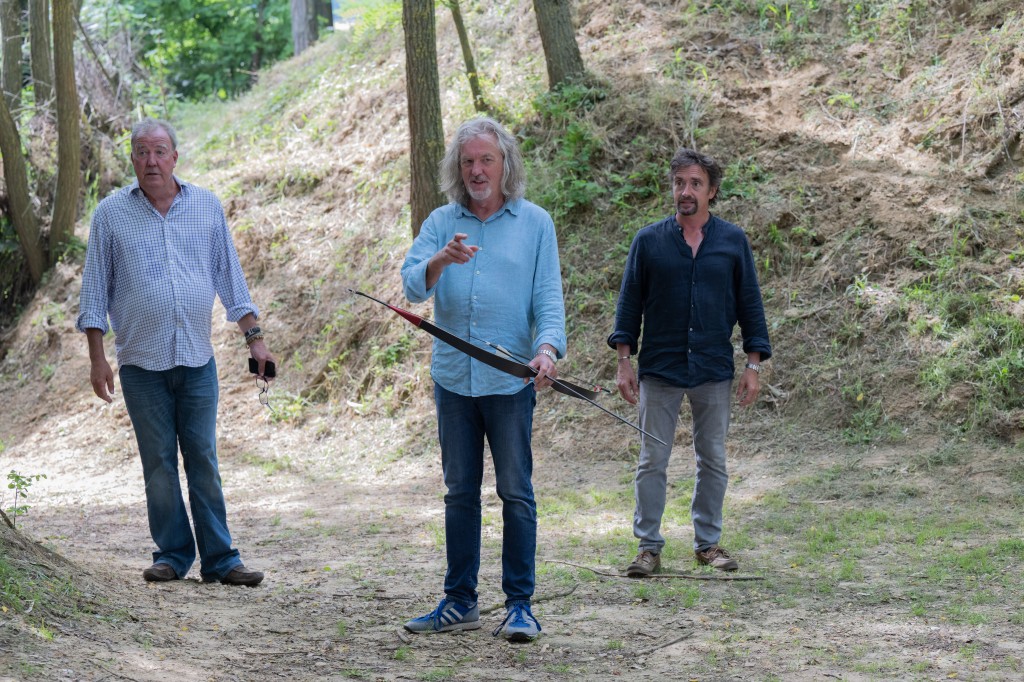 Jeremy Clarkson, James May and Richard Hammond on The Grand Tour