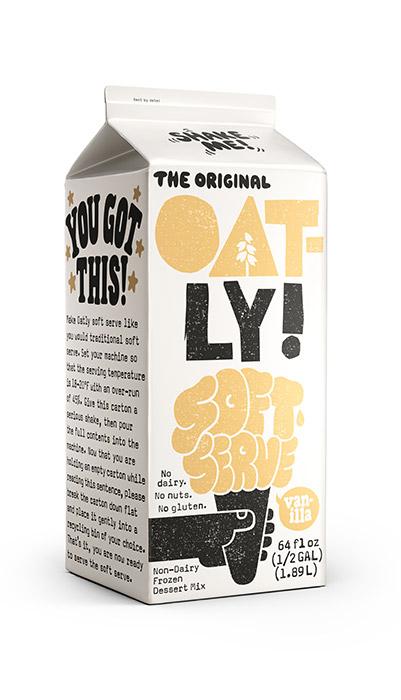 Oatly launch a new summer product perfect for the hot weather We'll take ours in a cone, not a cup.