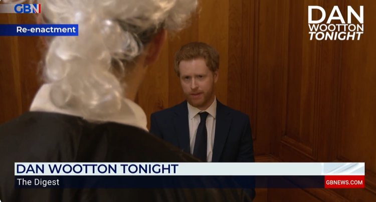 Grabs - GB News Prince Harry actor branded a 'hoot' during 'unhinged' coverage