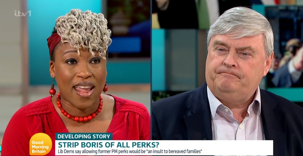 Grabs - Good Morning Britain goes off air in chaos as Boris Johnson row turns into shouting match