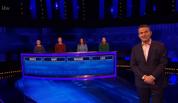 The Chase contestants named Marge, Bart, Maggie, and Lisa