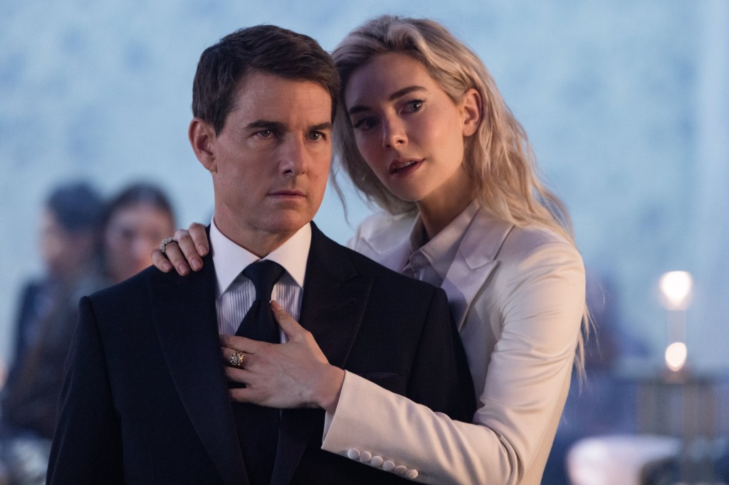 Tom Cruise and Vanessa Kirby in Mission: Impossible Dead Reckoning - Part One from Paramount Pictures and Skydance.