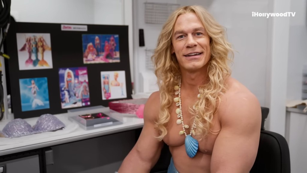 John Cena is finally unveiled as 'Kenmaid' in Barbie 