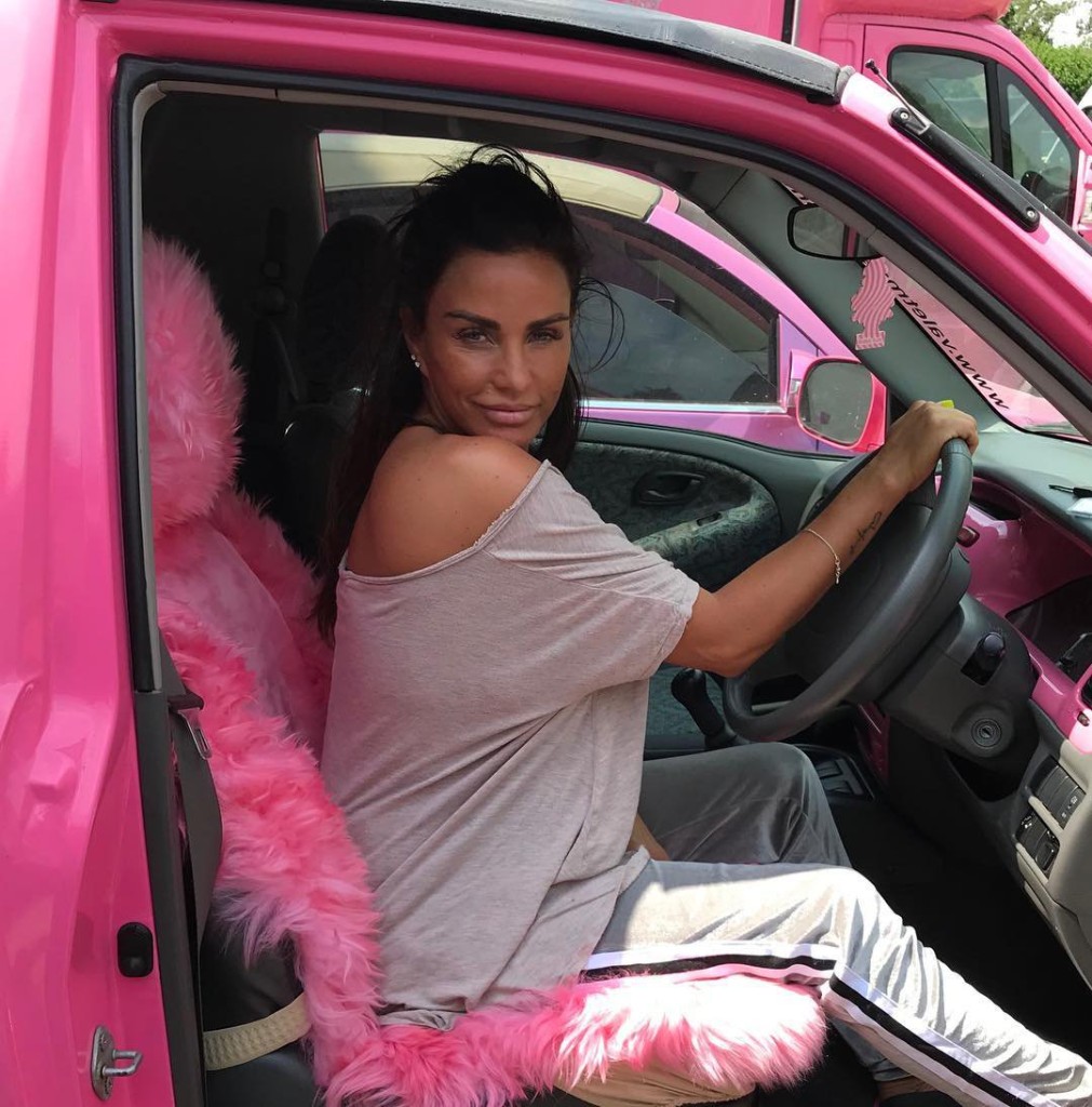 Katie Price Barbie jeep