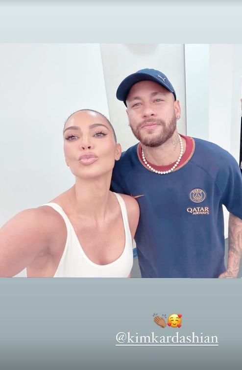 Kim Kardashian and Neymar