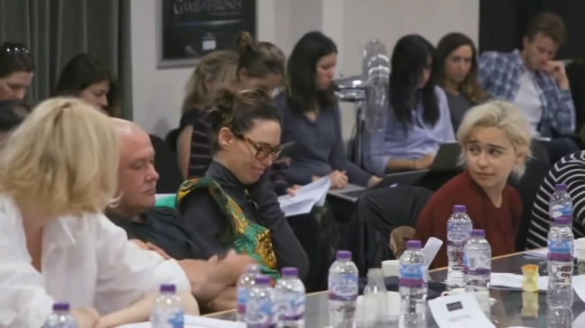 Conleth at table read 