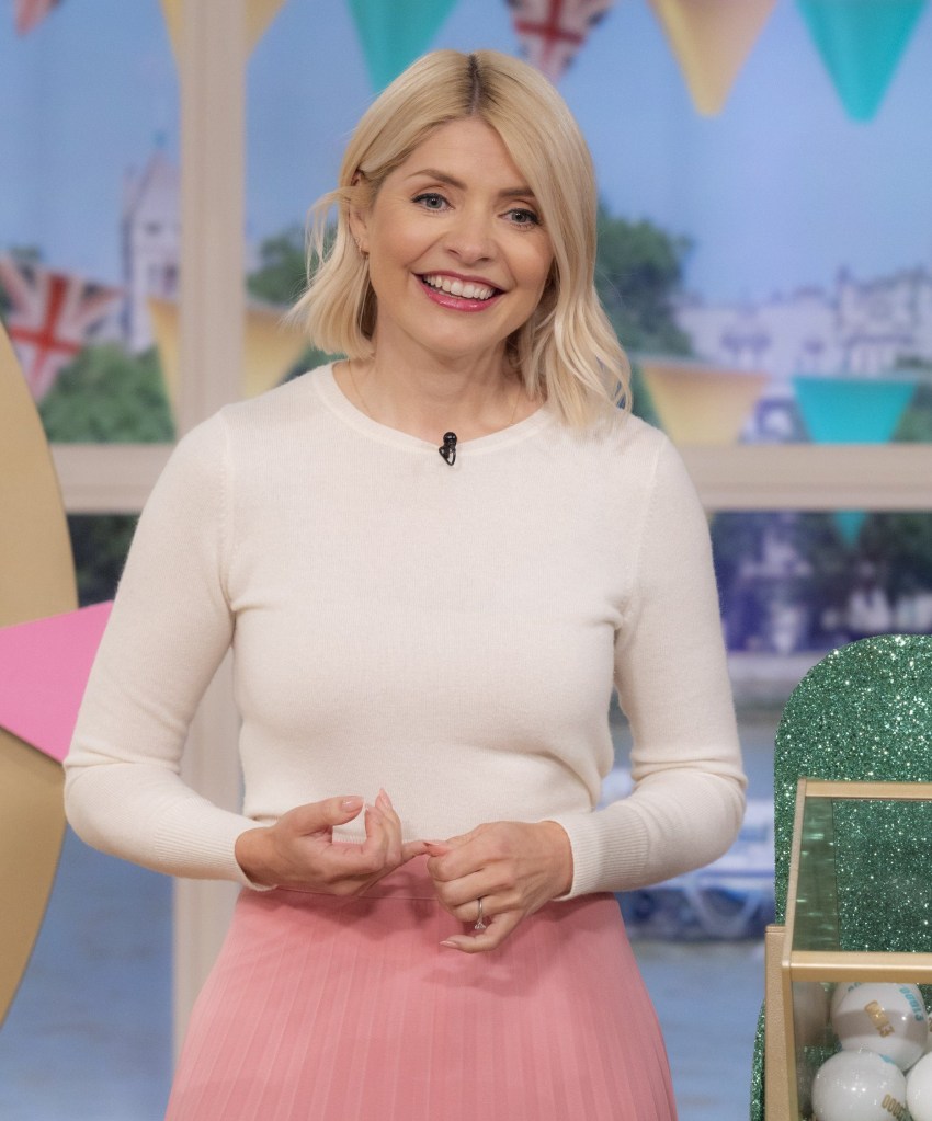 Editorial use only Mandatory Credit: Photo by Ken McKay/ITV/Shutterstock (13897221aa) Holly Willoughby 'This Morning' TV show, London, UK - 03 May 2023