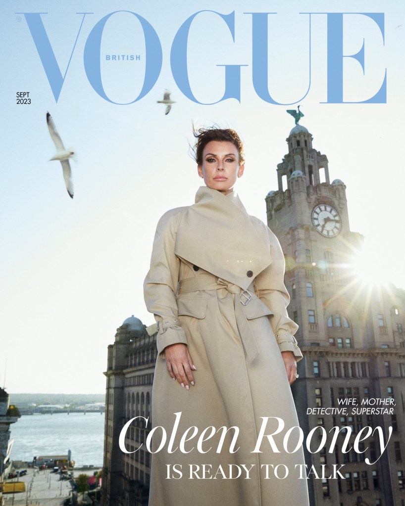 Coleen Rooney speaks exclusively to British Vogue ***CREDIT LINE TO RUN IN FULL: See the full feature in the September issue of British Vogue, available via digital download and on newsstands from Tuesday 22 August. ***ARTICLES MUST LINK BACK TO: https://www.vogue.co.uk/article/coleen-rooney ***ARTICLES MUST DISPLAY COVER ***ARTIST CREDIT: Alec Maxwell ***IMAGES FOR ONLINE USE CAN BE DOWNLOADED HERE (COVER IMAGE MUST BE SHOWN ALONGSIDE INSET IMAGE): https://we.tl/t-hJzwOjCpgd ***IMAGES CANNOT BE CUT, CROPPED OR ALTERED*** ***USAGE: ONE USE ONLY**