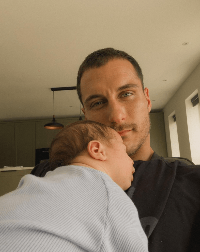 Gorka Márquez with baby boy