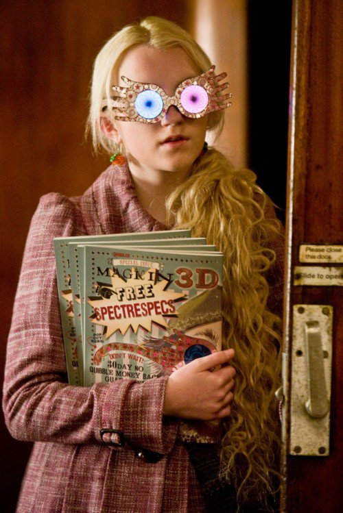 Film: Harry Potter And The Half-Blood Prince (2009) starring Evanna Lynch as Luna Lovegood