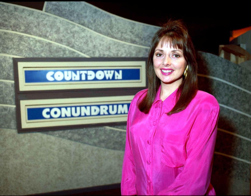 Countdown's Carol Vorderman in 1992.