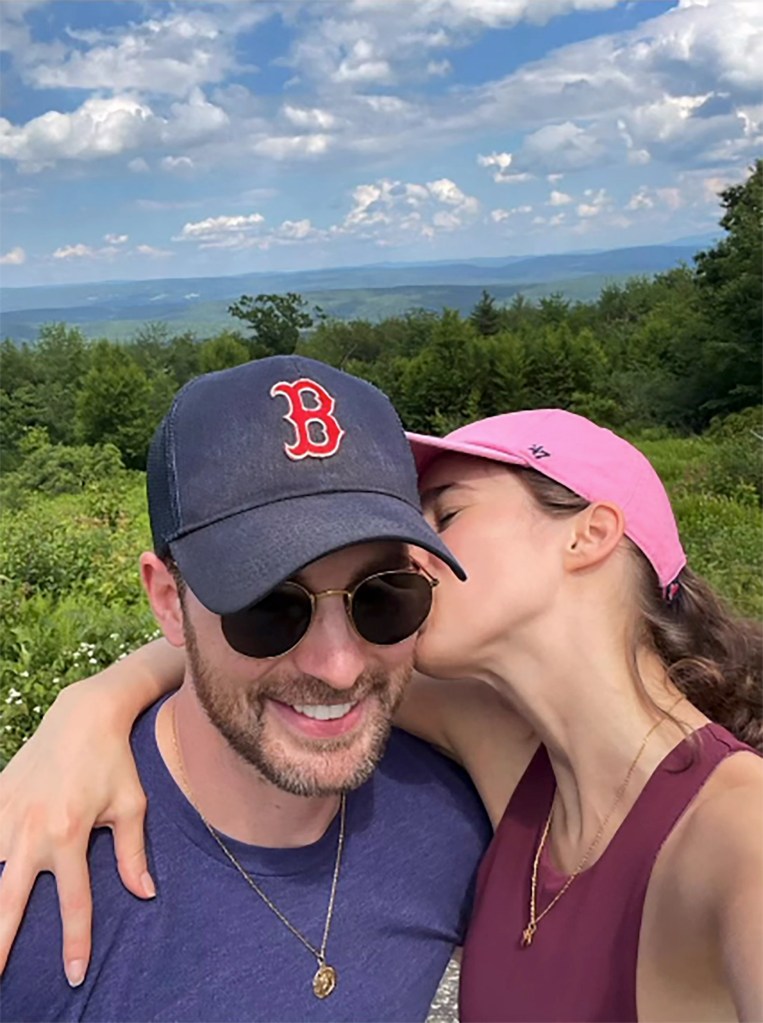 Chris Evans and Alba Baptista posted on Instagram