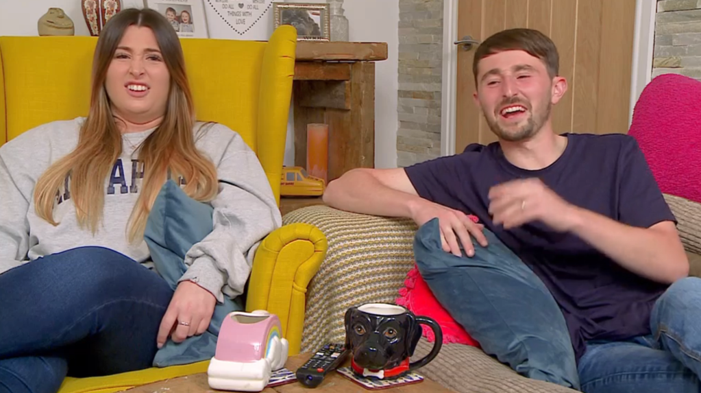 Pete and Sophie on Gogglebox