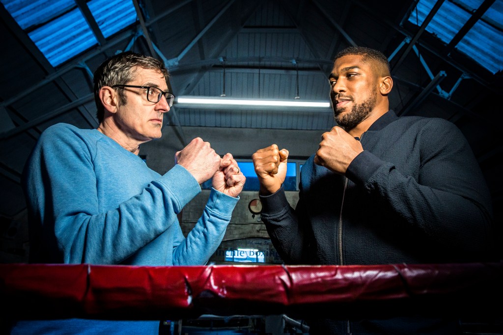 Louis Theroux and Anthony Joshua.
