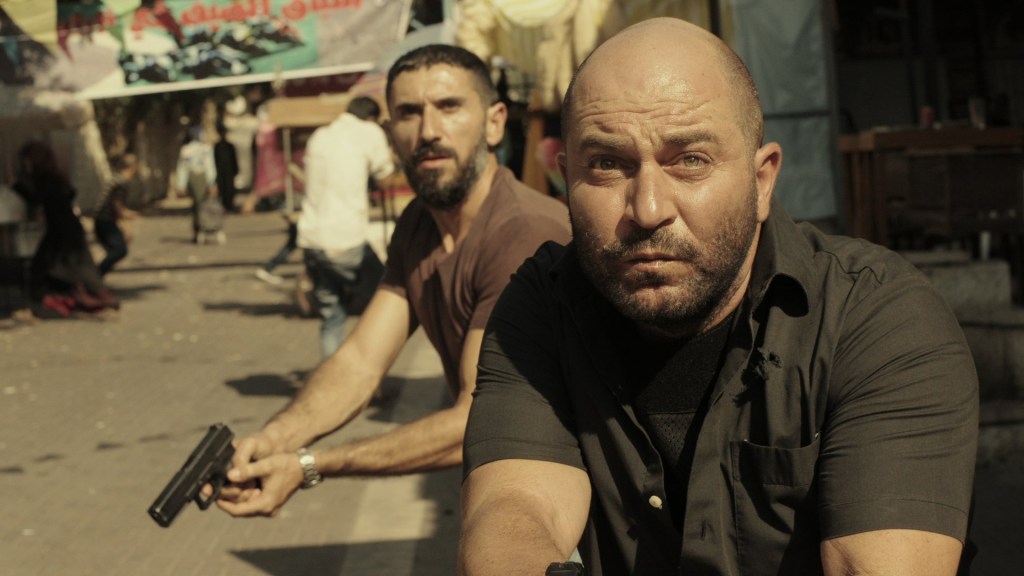 Screenshot form the TV show Fauda featuring Doron Ben-David and Lior 