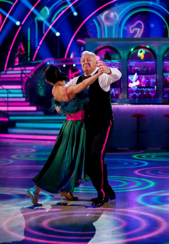 Nancy Xu and Les Dennis on Strictly Come Dancing