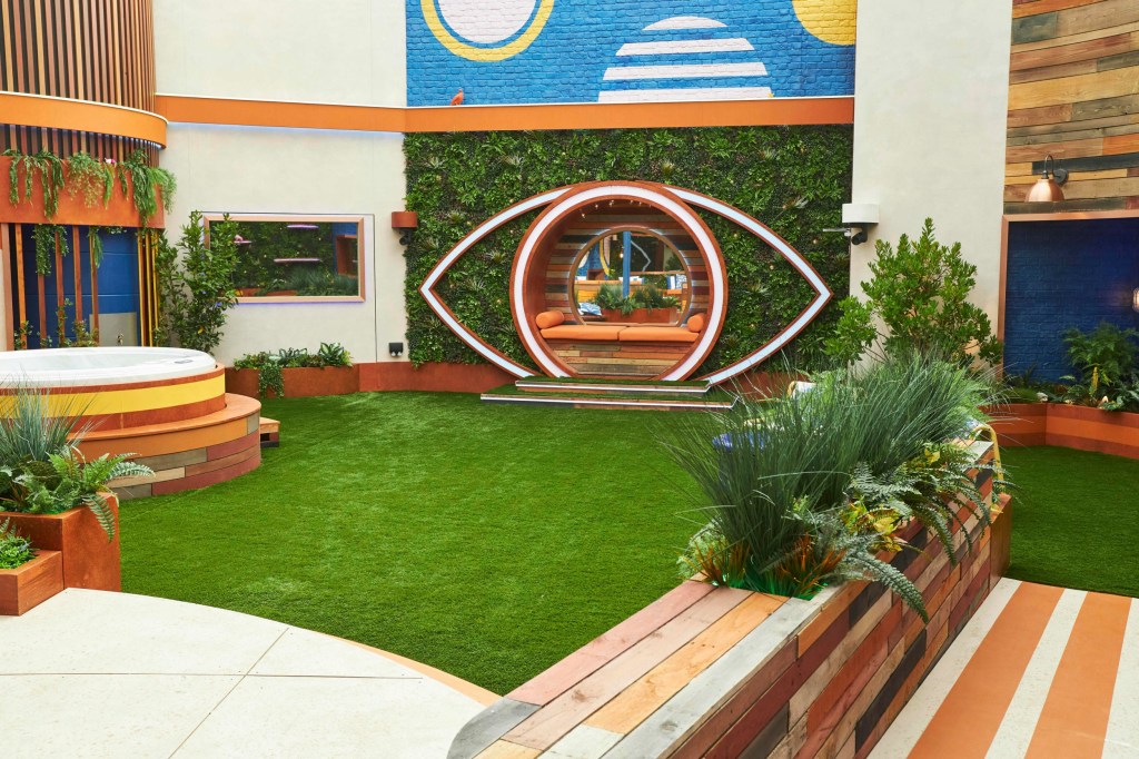 The Big Brother house garden as bosses ramping up security measures after incident'