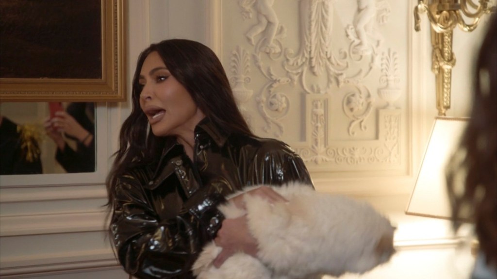 Kim Kardashian with Choupette