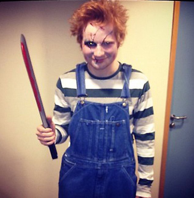 Ed Sheeran's Halloween Chucky 2012