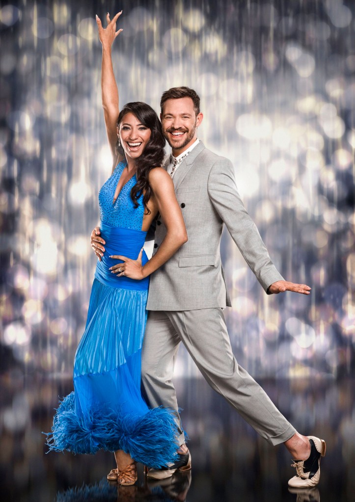Will Young with his dance partner Karen Clifton