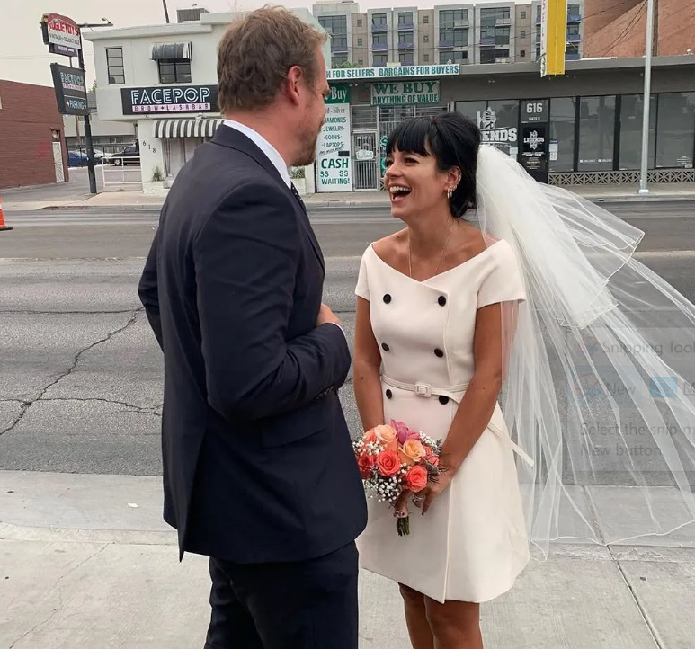 Lily Allen and David Harbour wedding 