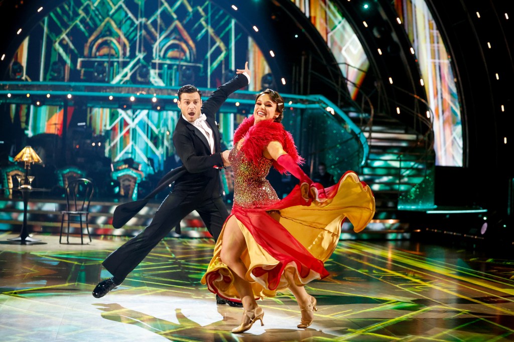 Ellie Leach and Vito Coppola, during their appearance on the live show on Saturday for BBC1's Strictly Come Dancing. Issue date: Saturday November 4, 2023.