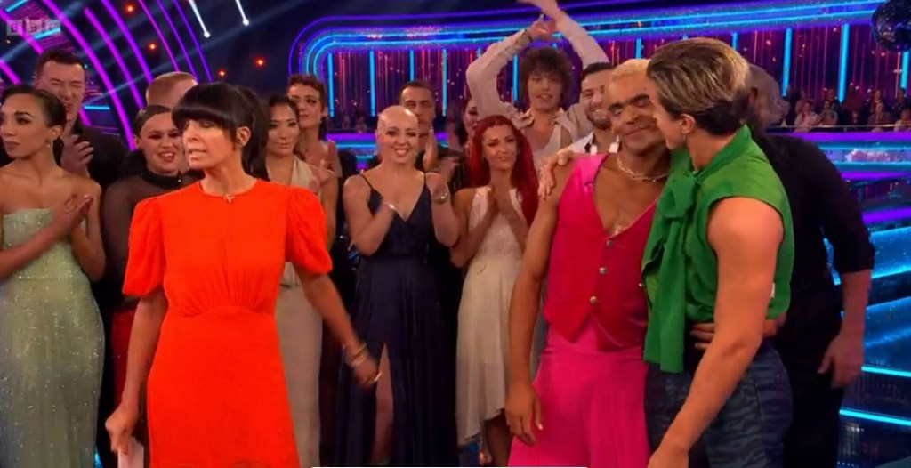 Amy Dowden on Strictly with the cast