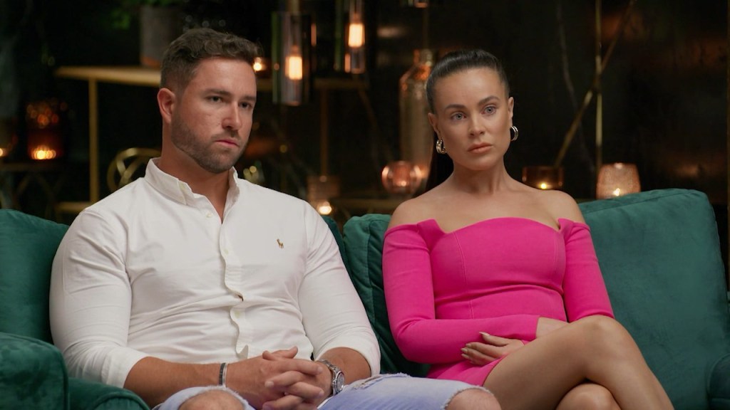 Married At First Sight exes Bronte and Harrison.