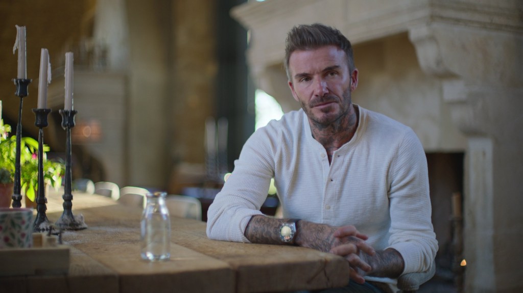 David Beckham in the Netflix series