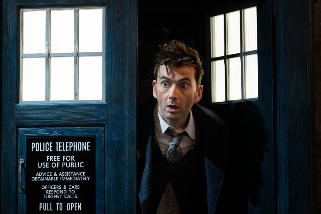 David Tennant as the Doctor.