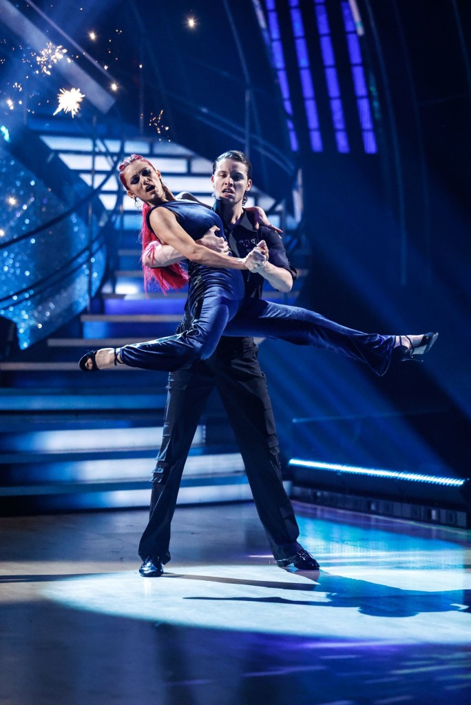 Bobby Brazier and Dianne Buswell, during their appearance on the live show on Saturday for BBC1's Strictly Come Dancing